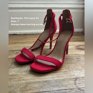 Material girl red heels
